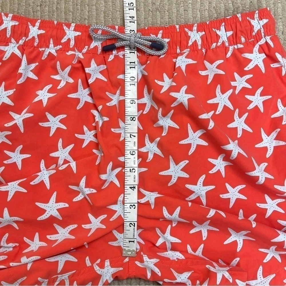 Tom & Teddy Rose & Blue Starfish Print Swim Trunks Size‎ XL Men
